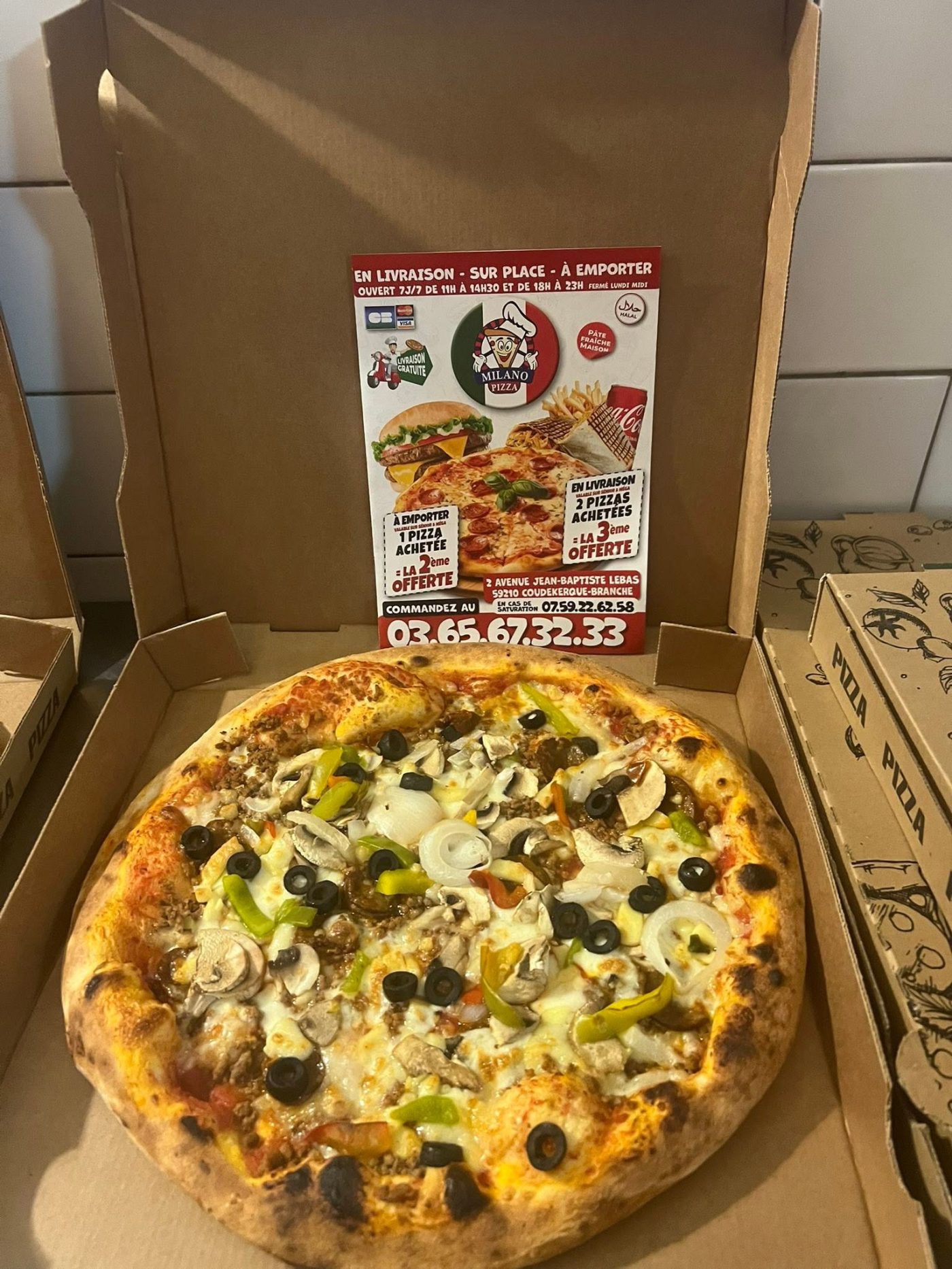 Spécialité de Milano pizza à Coudekerque-Branche — photo 10